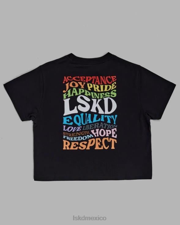 camiseta amplificada - negra niños LSKD VP42D1151 vestir