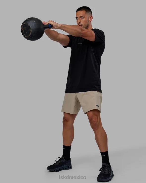 camiseta base flxcotton - negro hombres LSKD VP42D926 vestir