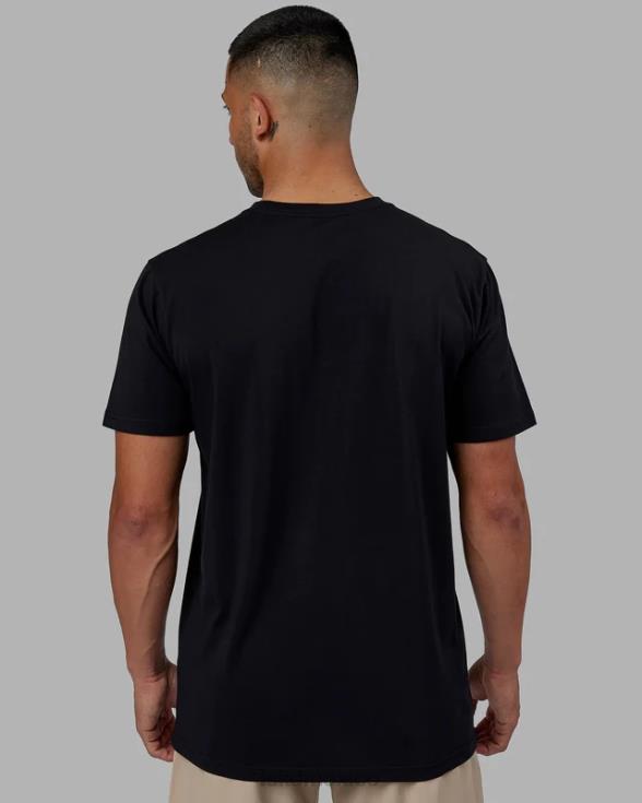 camiseta base flxcotton - negro hombres LSKD VP42D926 vestir