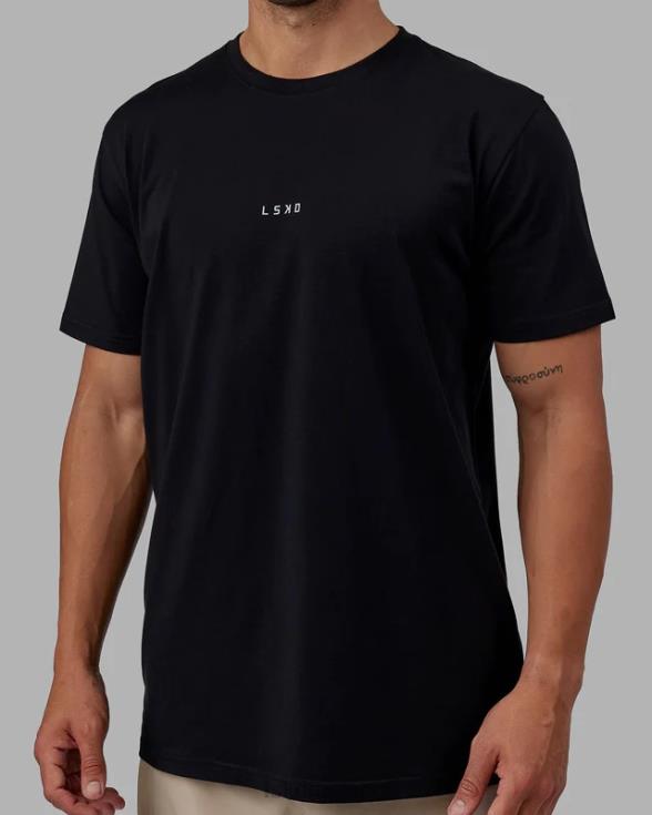 camiseta base flxcotton - negro hombres LSKD VP42D926 vestir