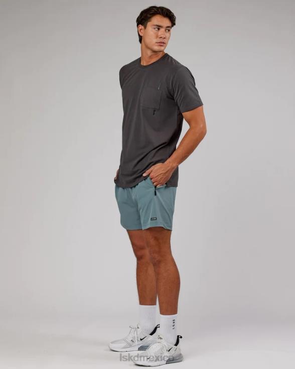 camiseta con bolsillo weld flxcotton - asfalto hombres LSKD VP42D974 vestir