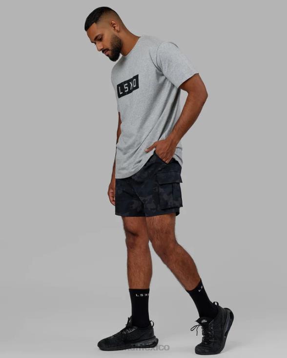 camiseta de algodón flxforce - lt gris jaspeado hombres LSKD VP42D927 vestir