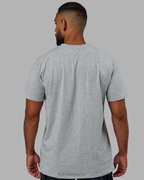 camiseta de algodón flxforce - lt gris jaspeado hombres LSKD VP42D927 vestir