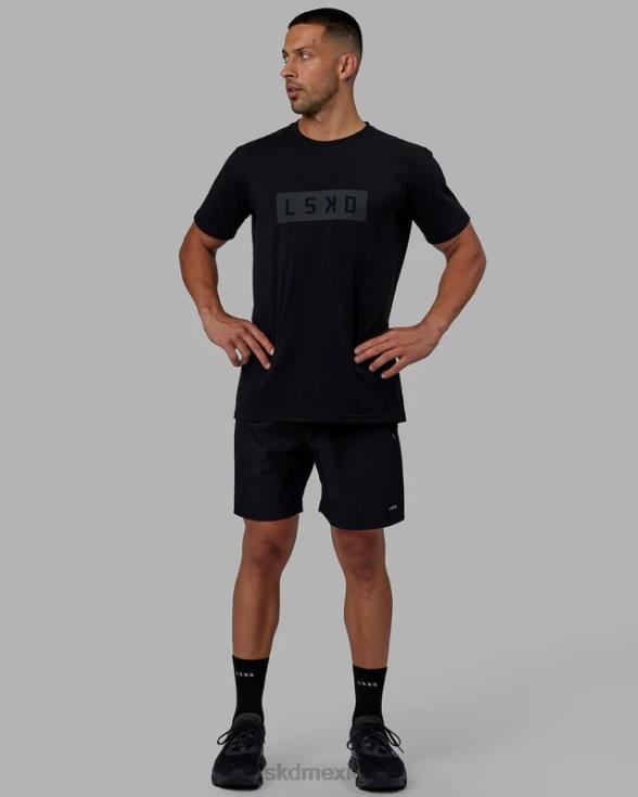 camiseta de algodón flxforce - negro-negro hombres LSKD VP42D921 vestir