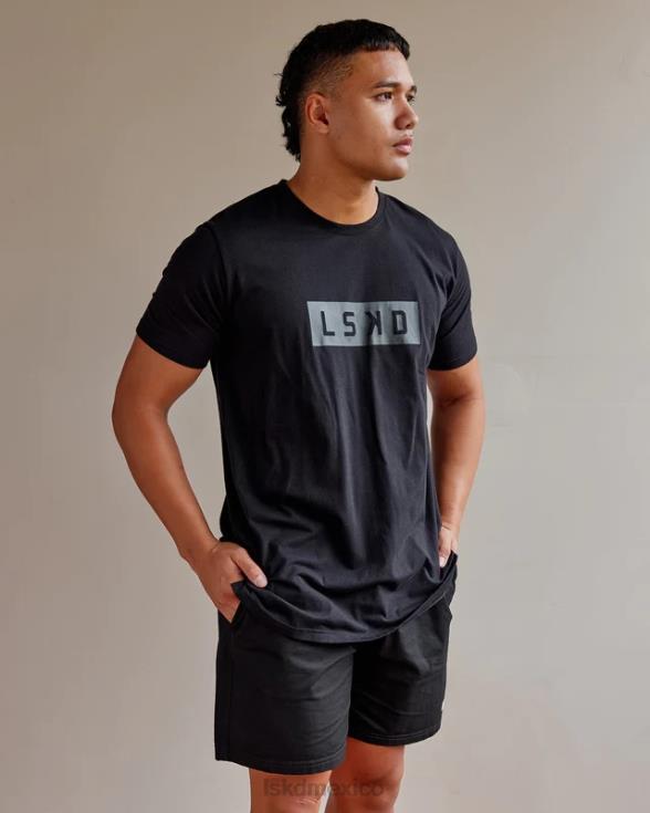 camiseta de algodón flxforce - negro-negro hombres LSKD VP42D921 vestir