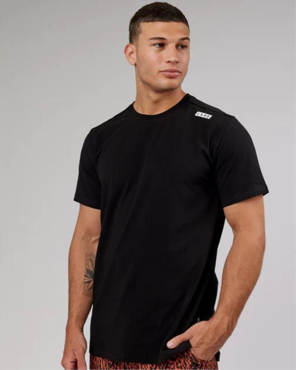 camiseta de atleta flxcotton - negro hombres LSKD VP42D954 vestir