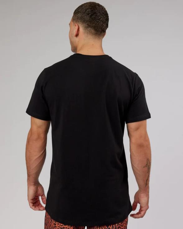 camiseta de atleta flxcotton - negro hombres LSKD VP42D954 vestir
