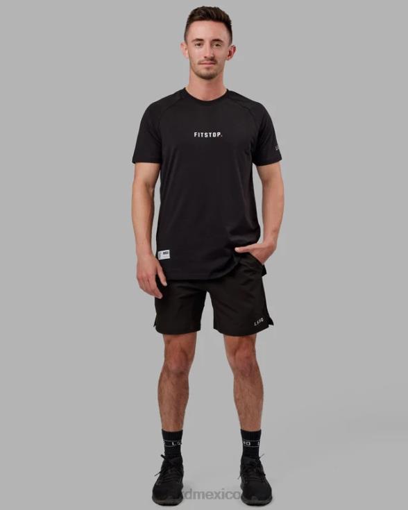 camiseta fitstop optima - negro hombres LSKD VP42D961 vestir