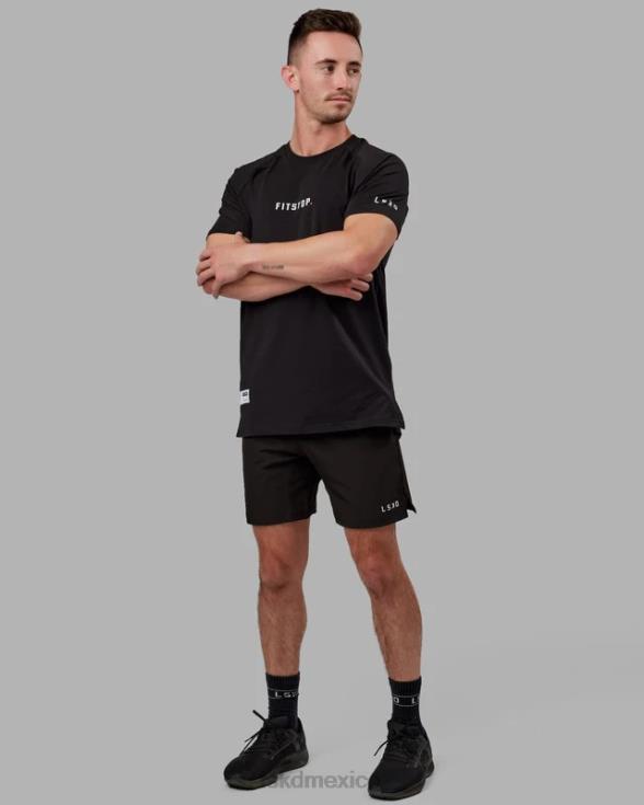 camiseta fitstop optima - negro hombres LSKD VP42D961 vestir