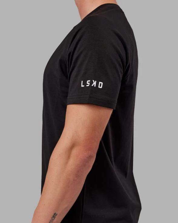 camiseta fitstop optima - negro hombres LSKD VP42D961 vestir