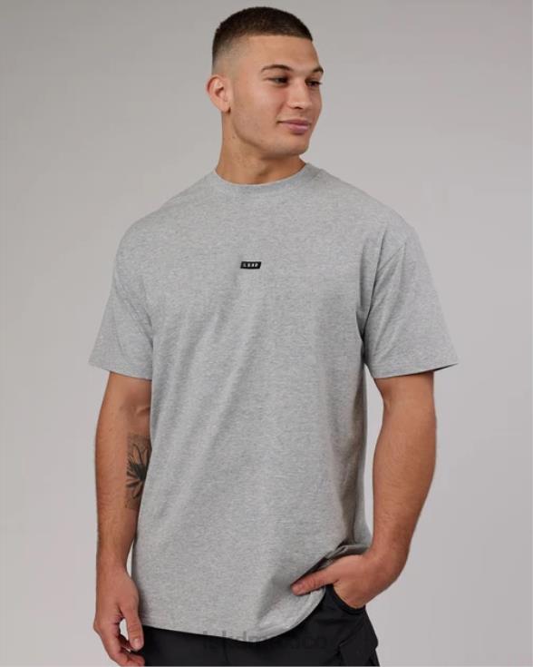 fundamental flxcotton camiseta larga de gran tamaño - gris claro marga hombres LSKD VP42D261 vestir