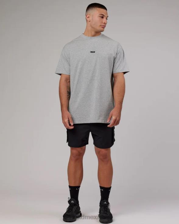 fundamental flxcotton camiseta larga de gran tamaño - gris claro marga hombres LSKD VP42D261 vestir