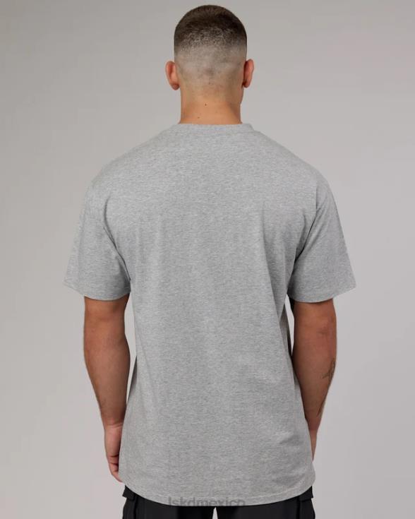 fundamental flxcotton camiseta larga de gran tamaño - gris claro marga hombres LSKD VP42D261 vestir