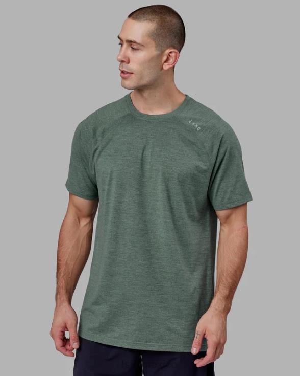 realizar camiseta vaporflx - bosque oscuro hombres LSKD VP42D949 vestir