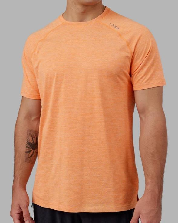 realizar camiseta vaporflx - marga mandarina hombres LSKD VP42D950 vestir