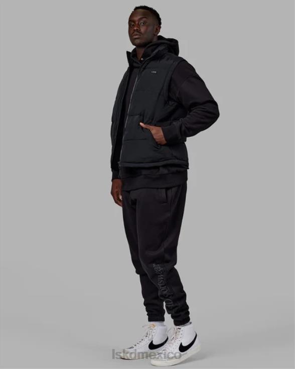 Chaleco acolchado clásico - negro hombres LSKD VP42D1054 vestir