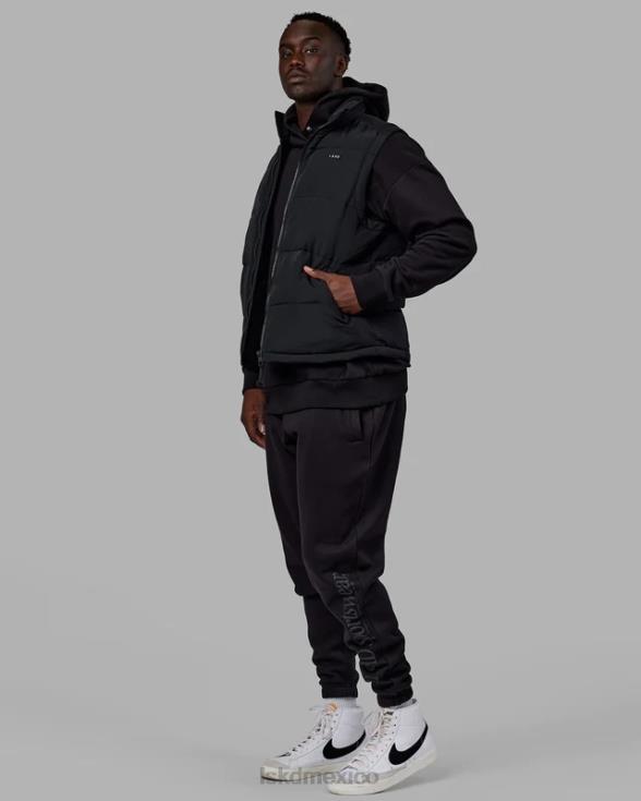 Chaleco acolchado clásico - negro hombres LSKD VP42D1054 vestir