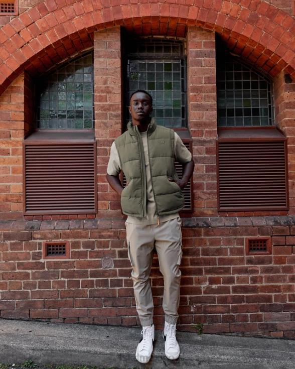 chaleco acolchado clásico - tealeaf hombres LSKD VP42D1055 vestir