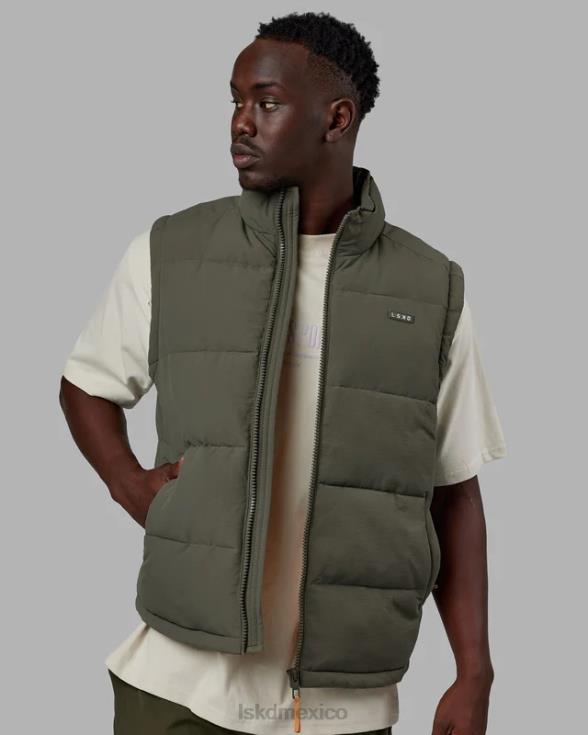 chaleco acolchado clásico - tealeaf hombres LSKD VP42D1055 vestir