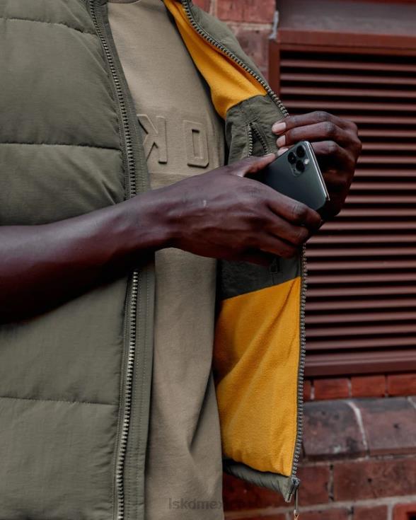 chaleco acolchado clásico - tealeaf hombres LSKD VP42D1055 vestir