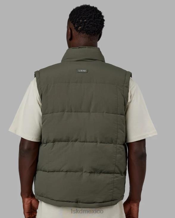 chaleco acolchado clásico - tealeaf hombres LSKD VP42D1055 vestir