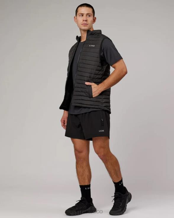 chaleco acolchado uplift - negro desvanecido hombres LSKD VP42D1053 vestir