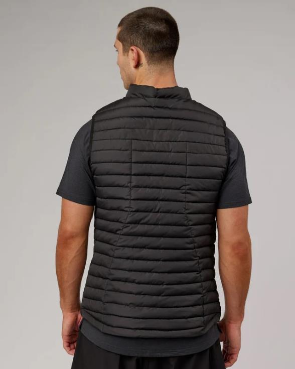 chaleco acolchado uplift - negro desvanecido hombres LSKD VP42D1053 vestir