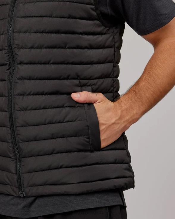 chaleco acolchado uplift - negro desvanecido hombres LSKD VP42D1053 vestir