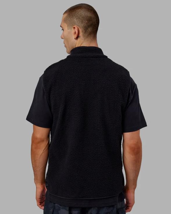 chaleco alpino - negro hombres LSKD VP42D1051 vestir