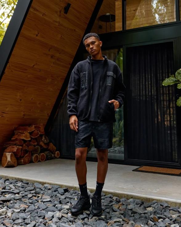 chaqueta alpina - negro hombres LSKD VP42D1058 vestir