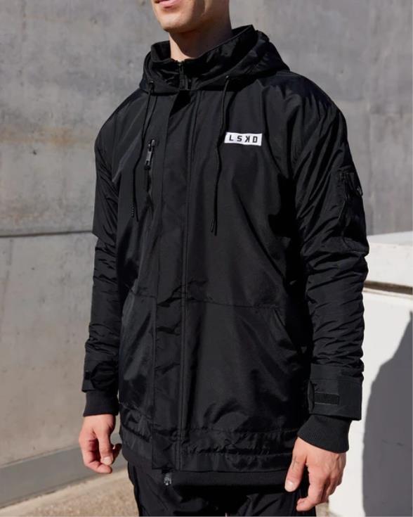 chaqueta marshall - negro hombres LSKD VP42D1042 vestir