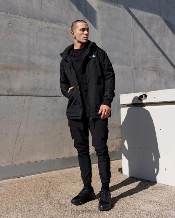 chaqueta marshall - negro hombres LSKD VP42D1042 vestir