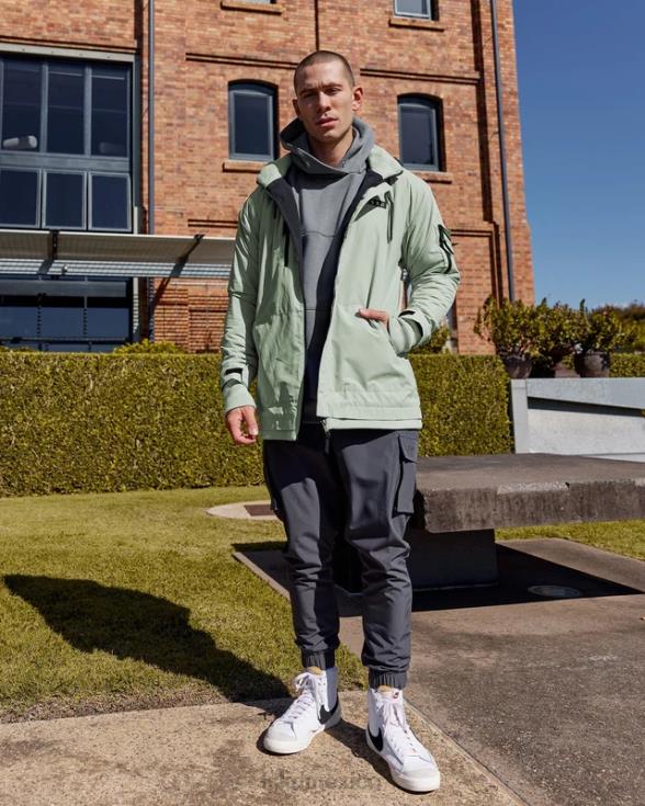 chaqueta marshall - salvia del desierto hombres LSKD VP42D1046 vestir