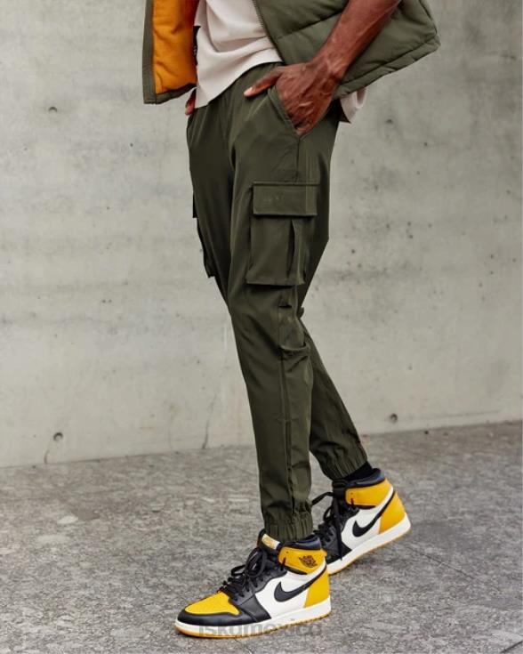 Joggers cargo de alto rendimiento Energy Stretch - Forest Night hombres LSKD VP42D1141 vestir