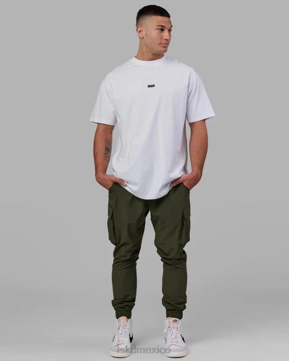 Joggers cargo de alto rendimiento Energy Stretch - Forest Night hombres LSKD VP42D1141 vestir