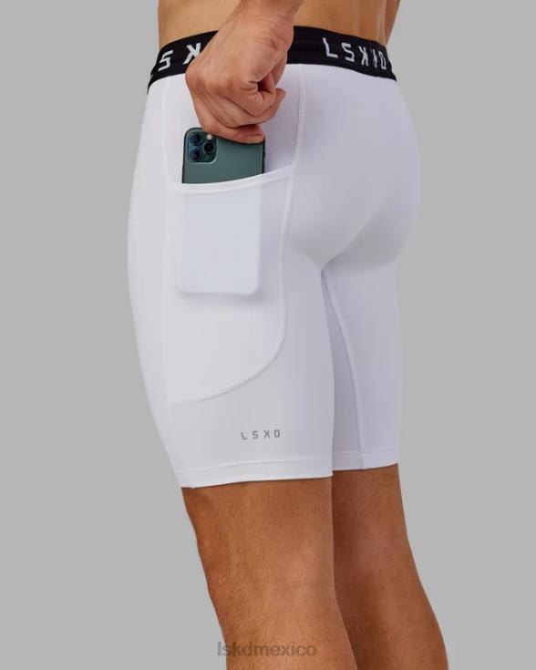 realizar corto apretado - blanco hombres LSKD VP42D1148 vestir