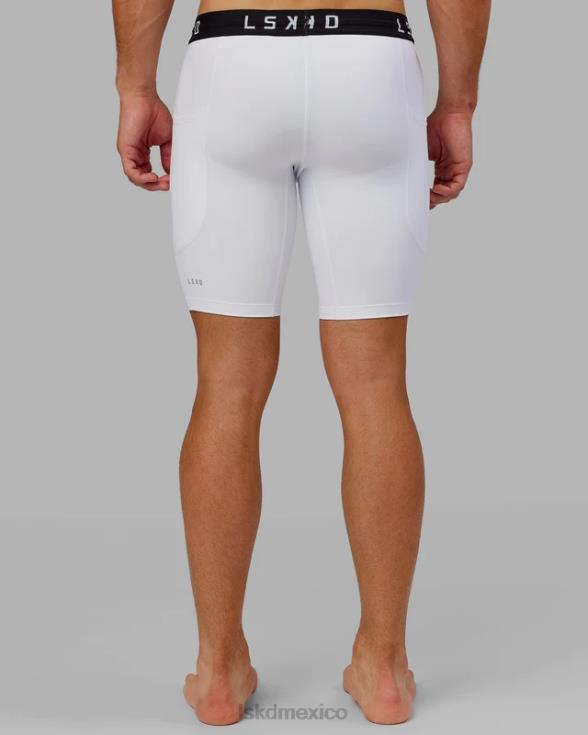 realizar corto apretado - blanco hombres LSKD VP42D1148 vestir