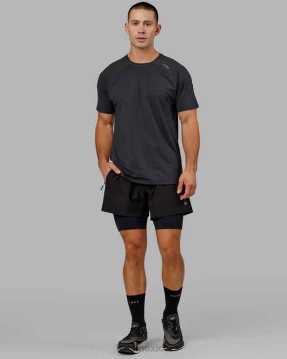 realizar corto apretado - negro hombres LSKD VP42D1150 vestir