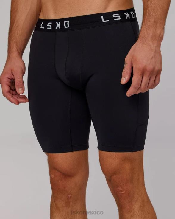 realizar corto apretado - negro hombres LSKD VP42D1150 vestir