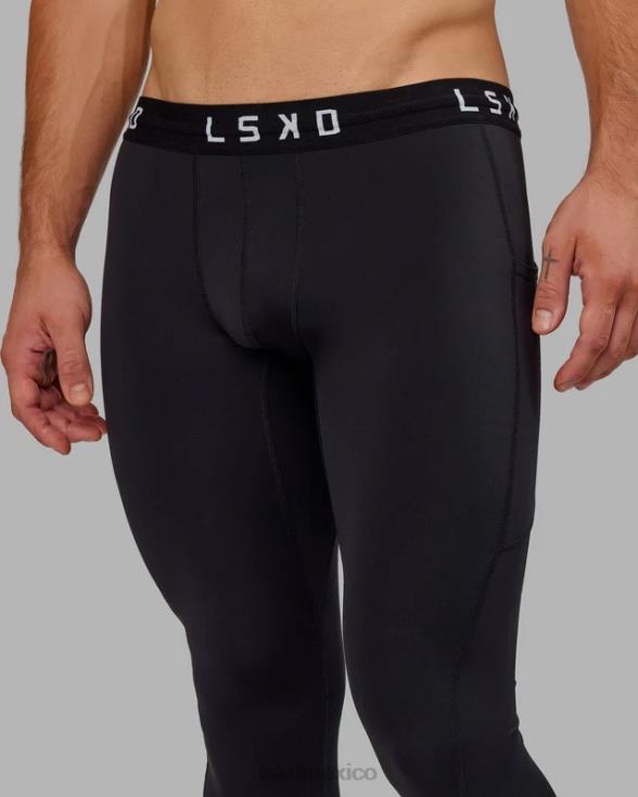 realizar medias largas - negro hombres LSKD VP42D1147 vestir