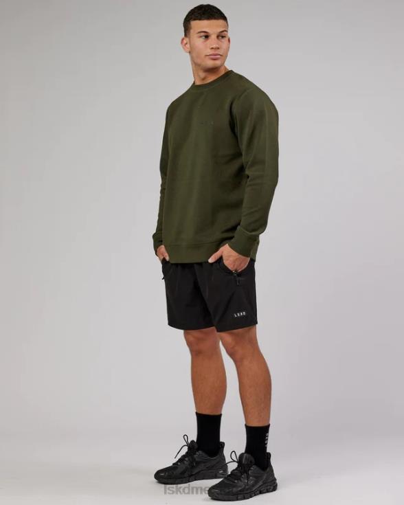 Jersey de lana forjada de atleta - noche del bosque hombres LSKD VP42D1032 vestir