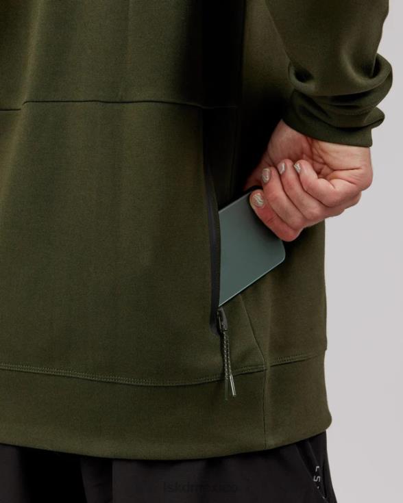 Jersey de lana forjada de atleta - noche del bosque hombres LSKD VP42D1032 vestir