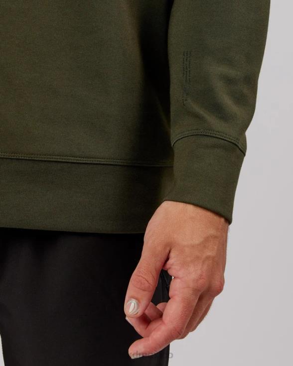 Jersey de lana forjada de atleta - noche del bosque hombres LSKD VP42D1032 vestir