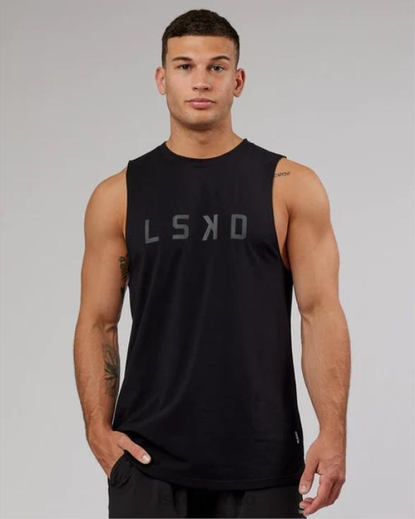 Camiseta sin mangas Power Flxdry Training Fit - negro-negro hombres LSKD VP42D997 vestir