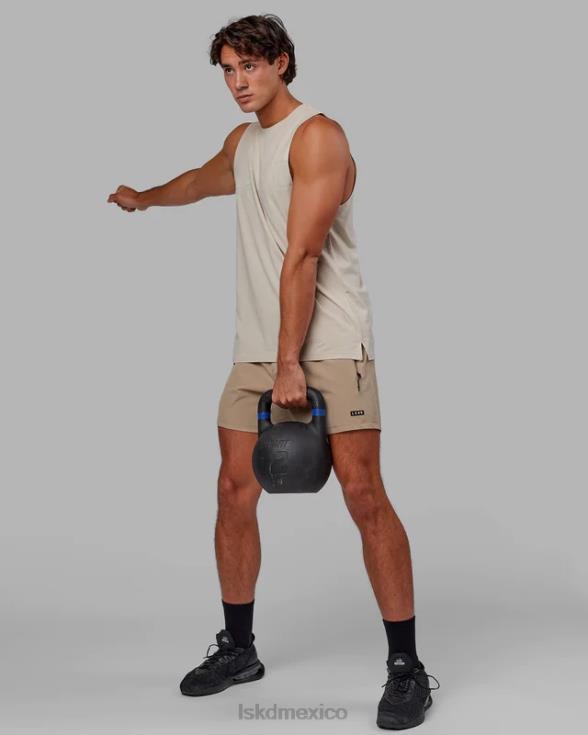 Camiseta sin mangas de entrenamiento Expand flxcotton - bone-bone hombres LSKD VP42D1020 vestir