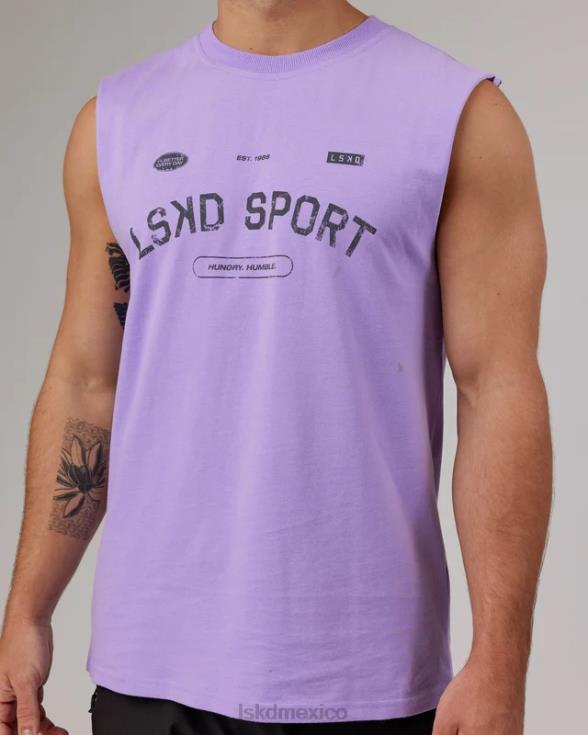 Tanque de tiro libre pesado de gran tamaño - pico morado hombres LSKD VP42D1021 vestir