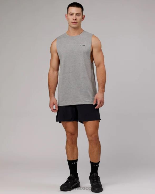realizar tanque muscular vapourflx - marga gris claro hombres LSKD VP42D1000 vestir