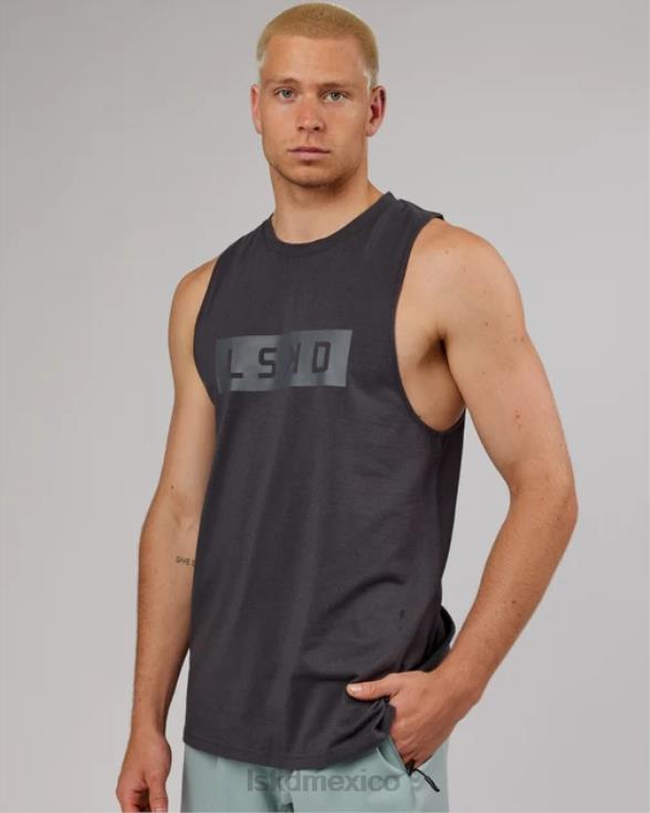 tanque de rendimiento de ajuste de entrenamiento de fuerza flxdry - asfalto hombres LSKD VP42D1026 vestir