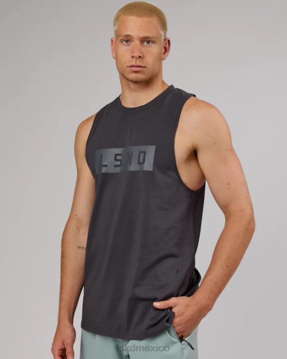 tanque de rendimiento de ajuste de entrenamiento de fuerza flxdry - asfalto hombres LSKD VP42D1026 vestir