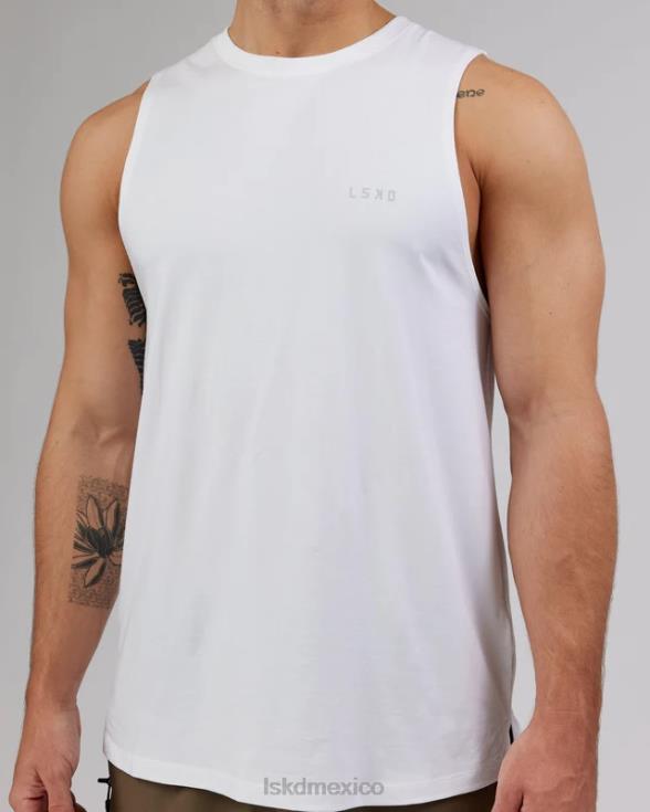 tanque pimaflx de lujo - blanco hombres LSKD VP42D1003 vestir